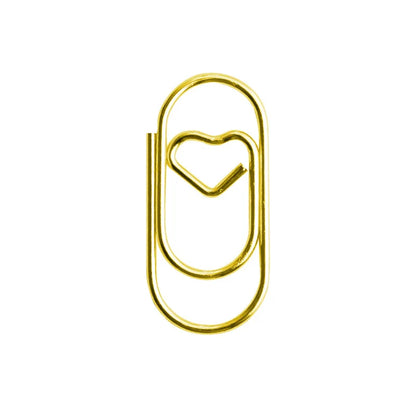 Macaron Heart Paper Clips Set
