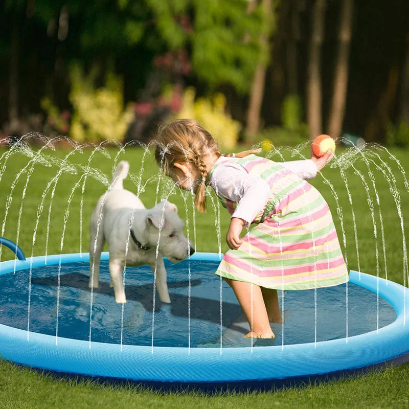 Interactive Dog Water Spray Splash Mat