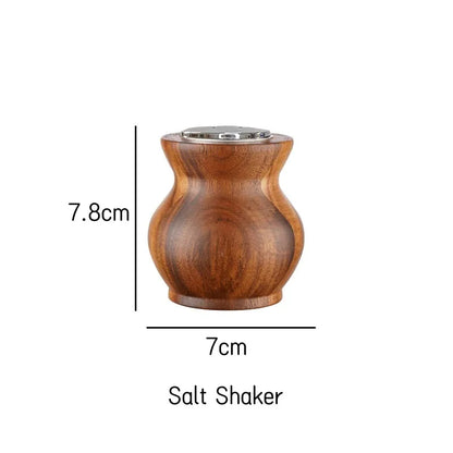 Hand-Crank Wooden Pepper Grinder