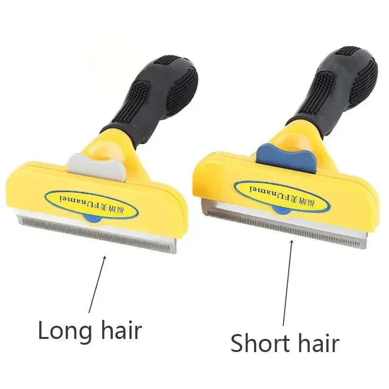 Pet Deshedding Grooming Comb for Cats & Dogs