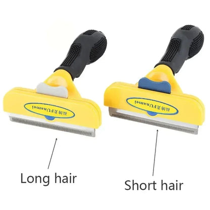 Pet Deshedding Grooming Comb for Cats & Dogs