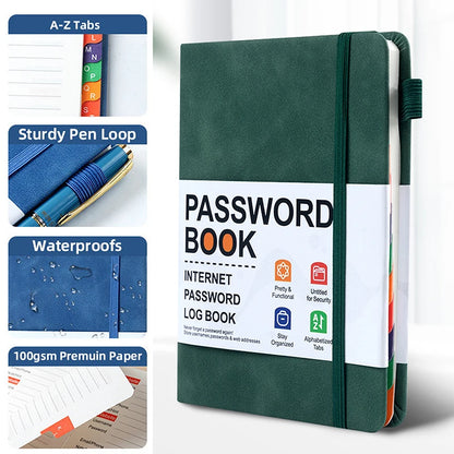 Password Keeper Book with Alphabetical Tabs