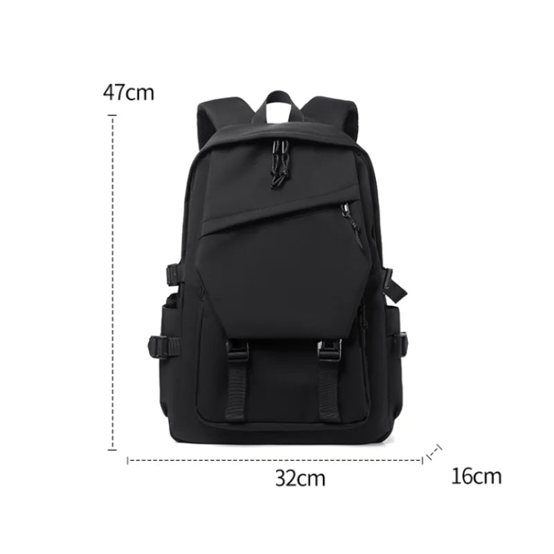 Simple Solid Color Travel Backpack