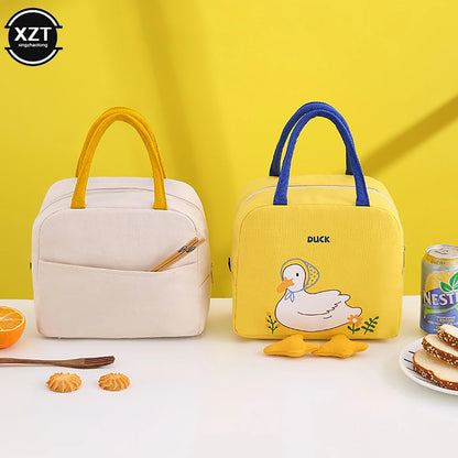 Cute Duck Insulated Lunch Bag
