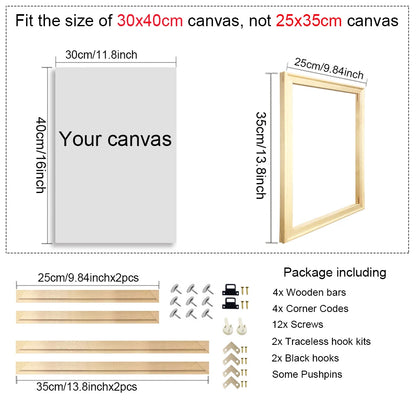 Wooden Canvas Frame for Paintings & Photos