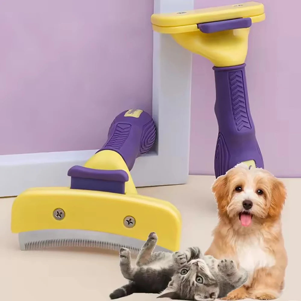 Pet Grooming Brush for Dogs & Cats