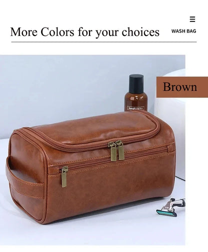 Leather Toiletry Bag