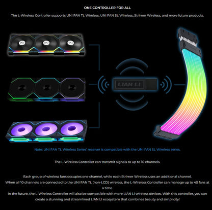 UNI FAN TL140 Wireless RGB Fan