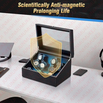 6 Slot Automatic Watch Winder Box