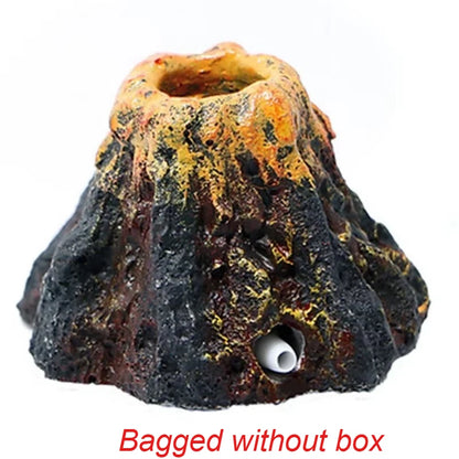 Aquarium Volcano Bubble Stone Ornament