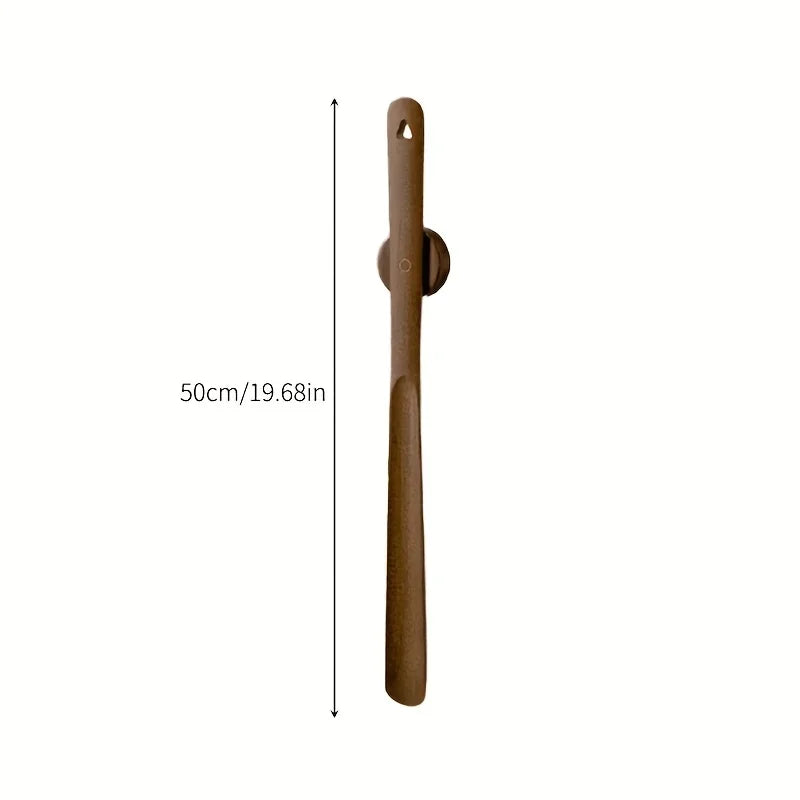 Long Wooden Magnetic Shoe Horn