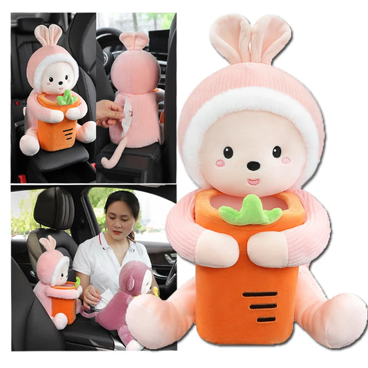 Cute Car Tissue Box 2 In 1Cartoon Holder