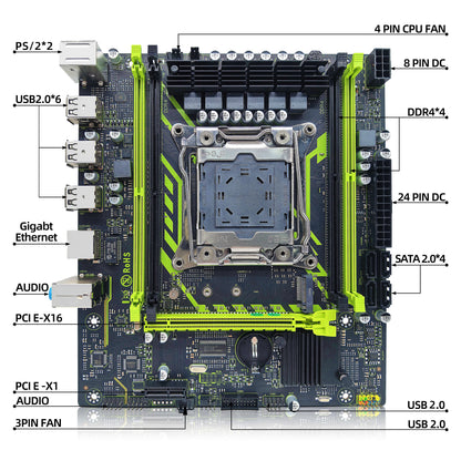 ZSUS X99 LGA2011-3 Motherboard Kit