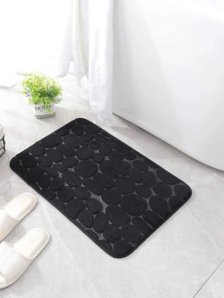 1Pc Cobblestone Bath Mat