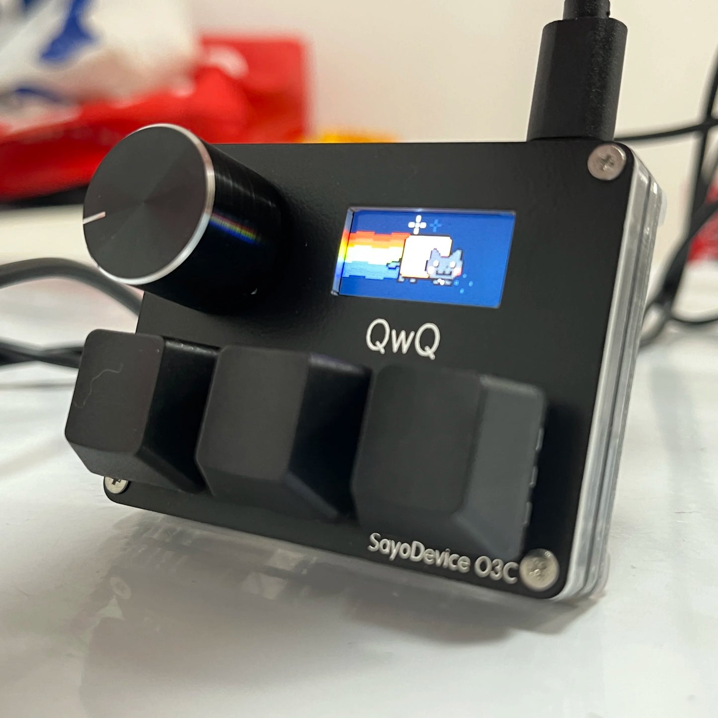 SayoDevice O3C Magnetic Macro Keyboard