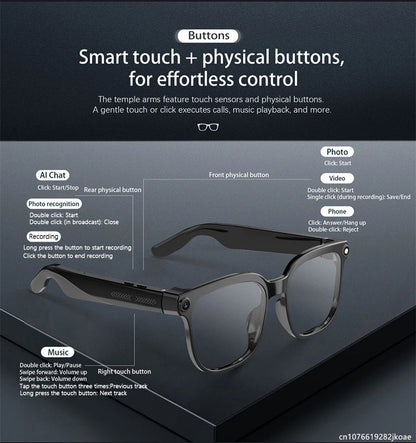 AI Camera Smart Glasses