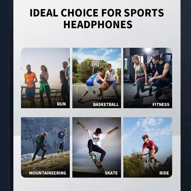 Bone Conduction Bluetooth Sports Headphones