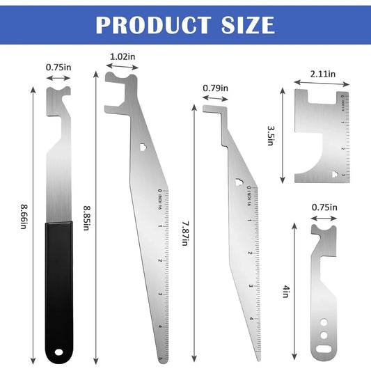 Firefighter Multi-Tool Pry Kit 5 Pack