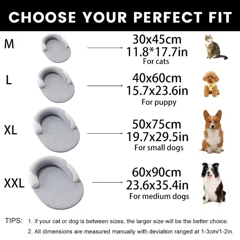 Ice Silk Cooling Pet Bed Mat