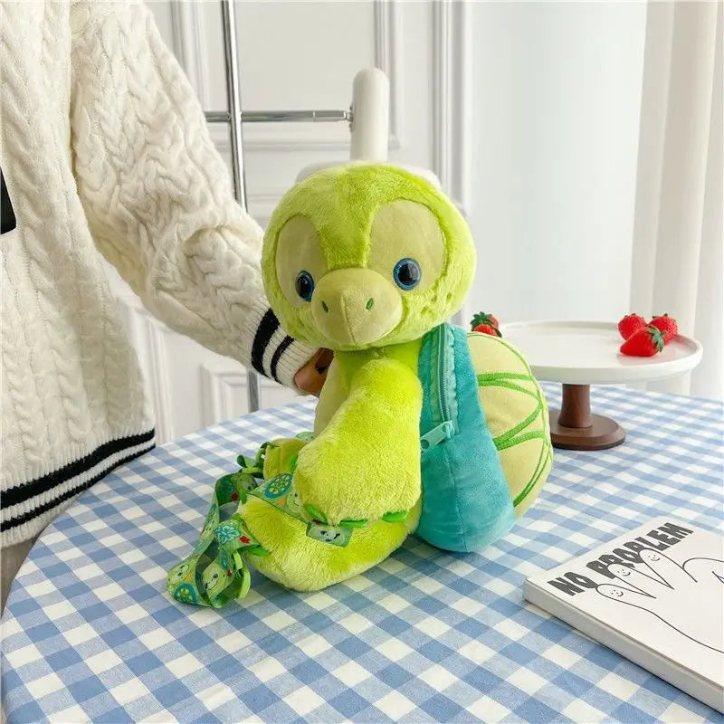 Plush Turtle Backpack