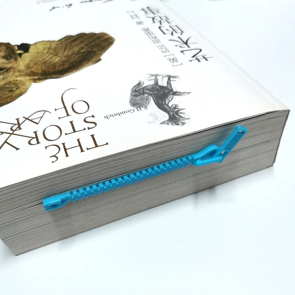 Creative Zipper Bookmark Page Marker