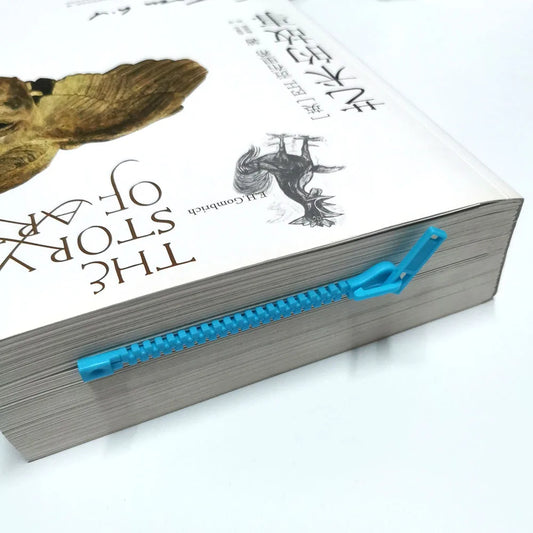 Creative Zipper Bookmark Page Marker