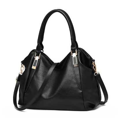 Large Capacity PU Leather Shoulder Tote Bag