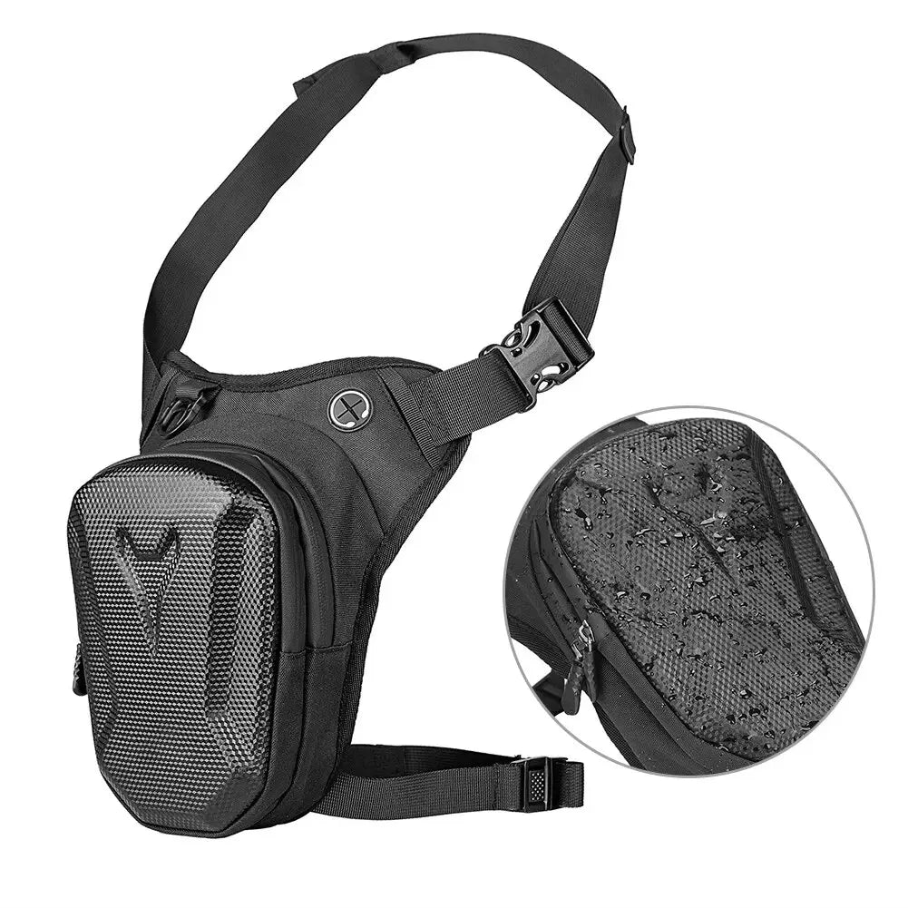 Motorcycle Leg Bag with EVA Hard Shell