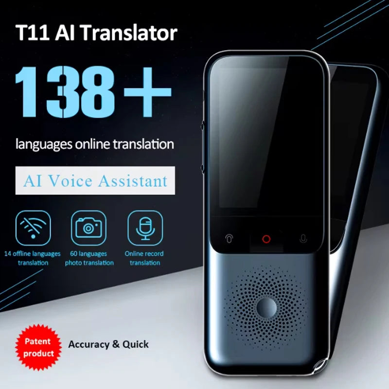 T11 AI Smart Language Translator Device