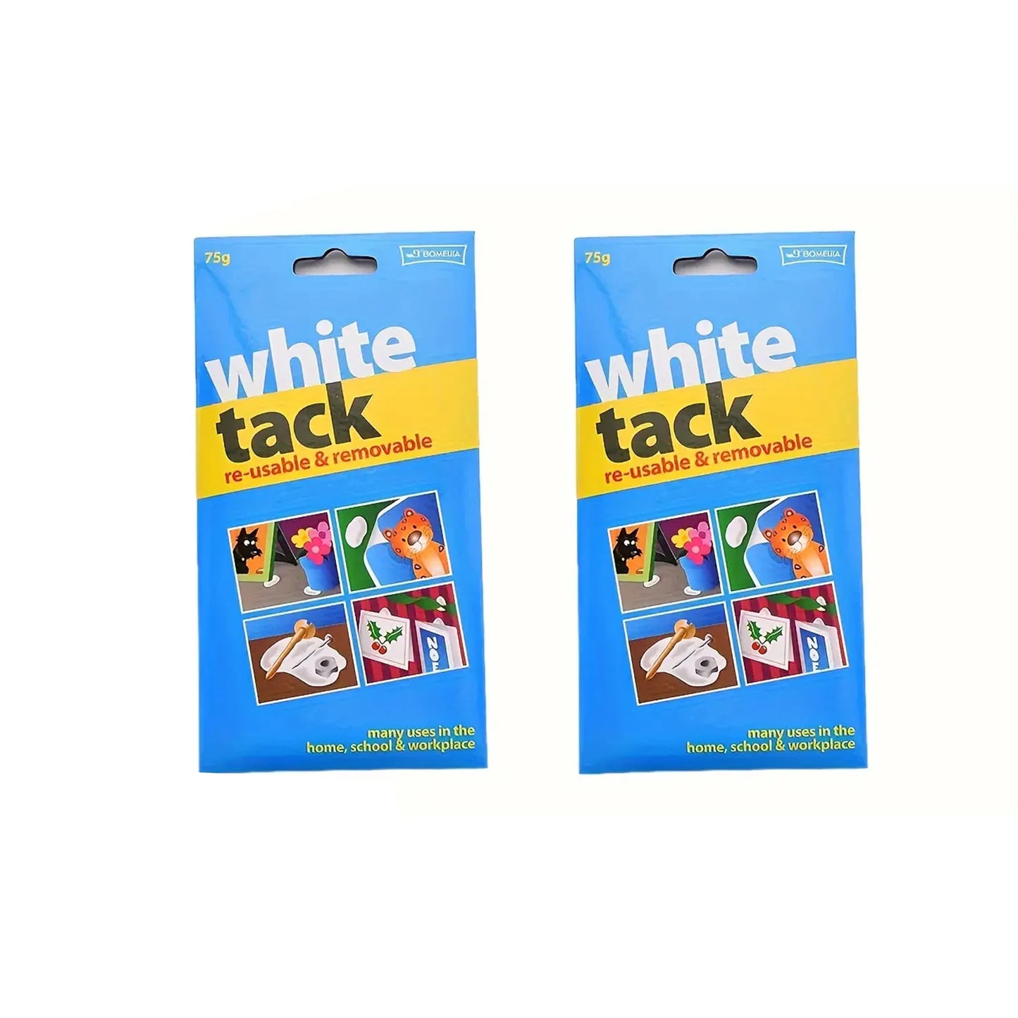 Reusable White Adhesive Tack Putty