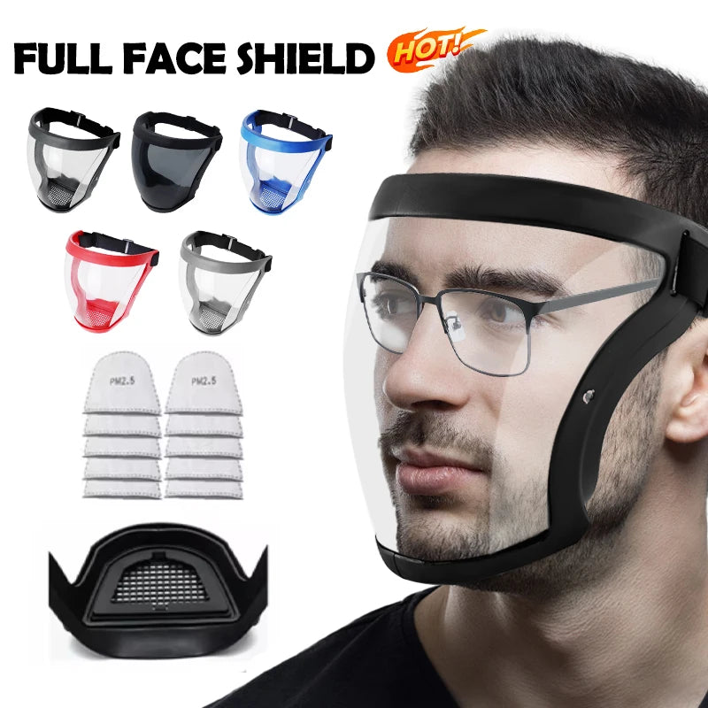 Reusable Full Face Protective Shield