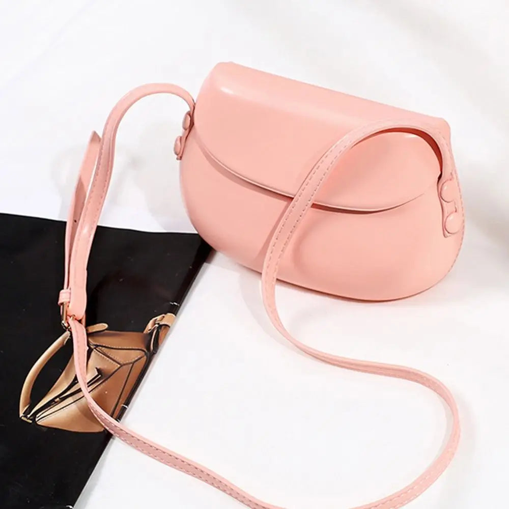 Women’s PU Leather Saddle Crossbody Bag