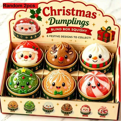 Christmas Dumpling Squishy Surprise Toy
