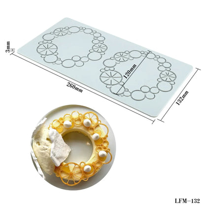 Silicone Lace Cake Decoration Mold