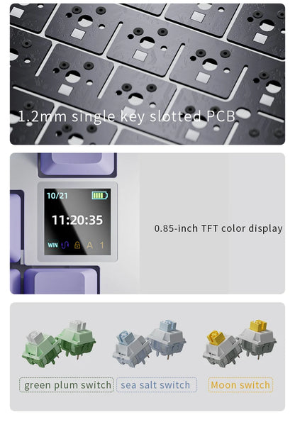 82-Key Hot-Swappable RGB Mechanical Keyboard for PC & Mac