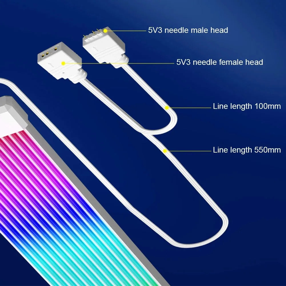 PC RGB Light Strip Cable Extension