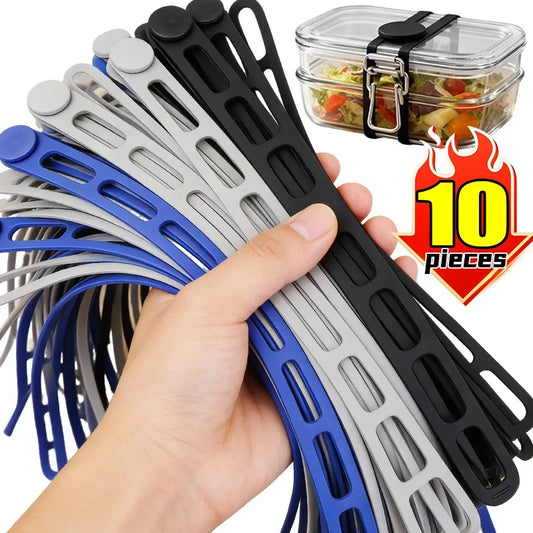 Reusable Silicone Lid Securing Strap