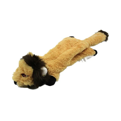 Plush Dog Chew Toy with Squeaker Animal Shape