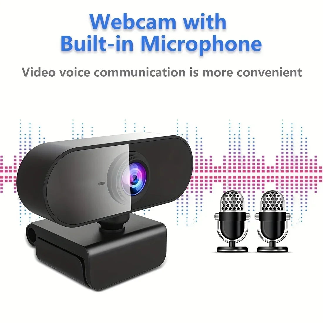 1080P USB Webcam with Microphone