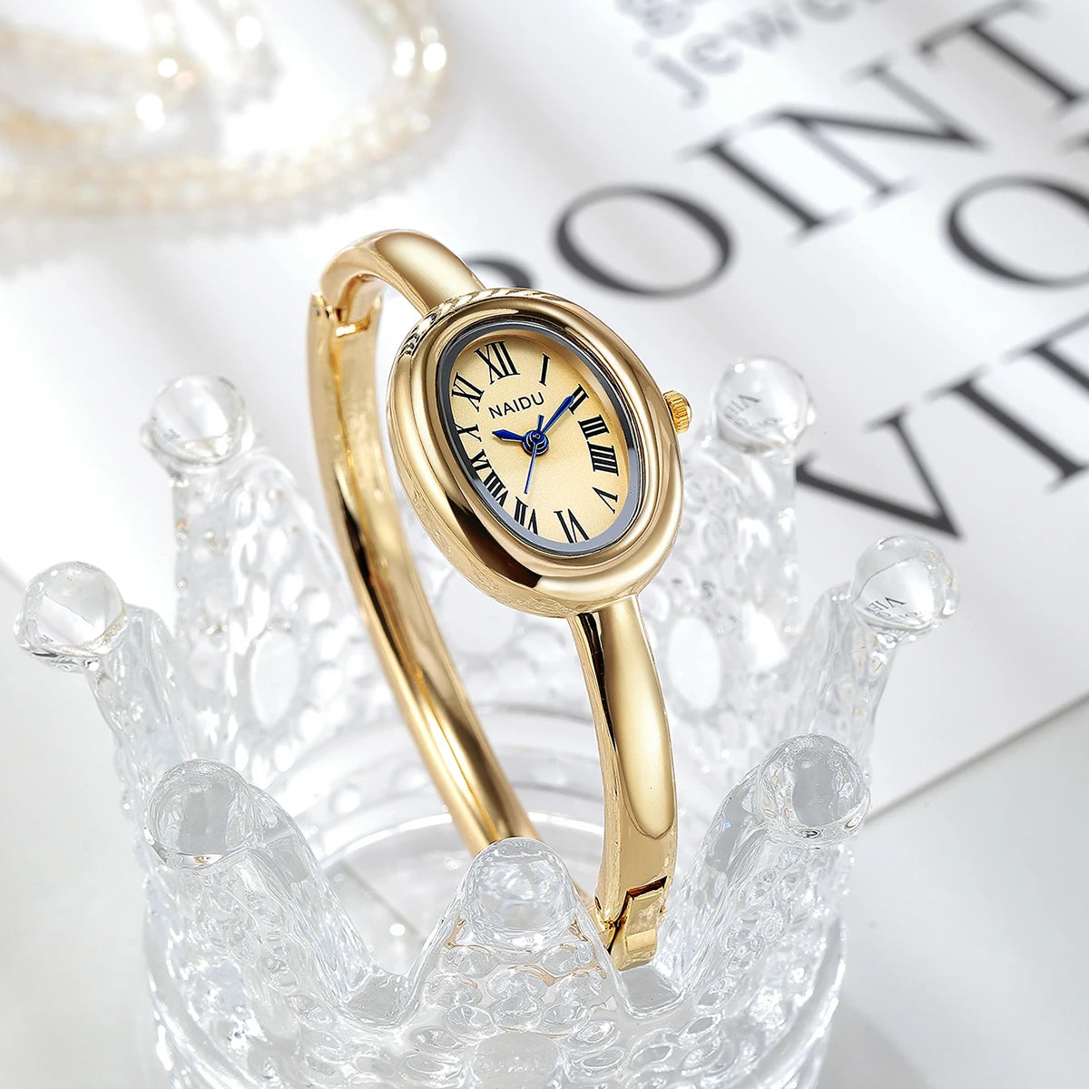 Women's Minimalist Roman Scale Quartz Fashion Watch