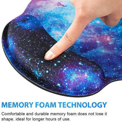 Ergonomic Silicone Mouse Pad with Wrist Rest for Home, Office & Gaming