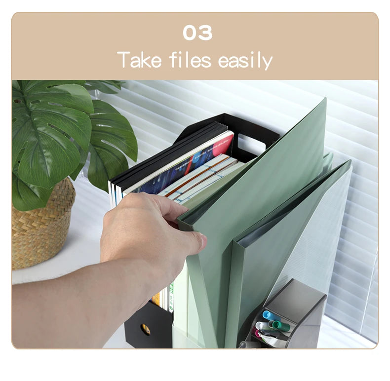Foldable A4 Desktop File Storage Box