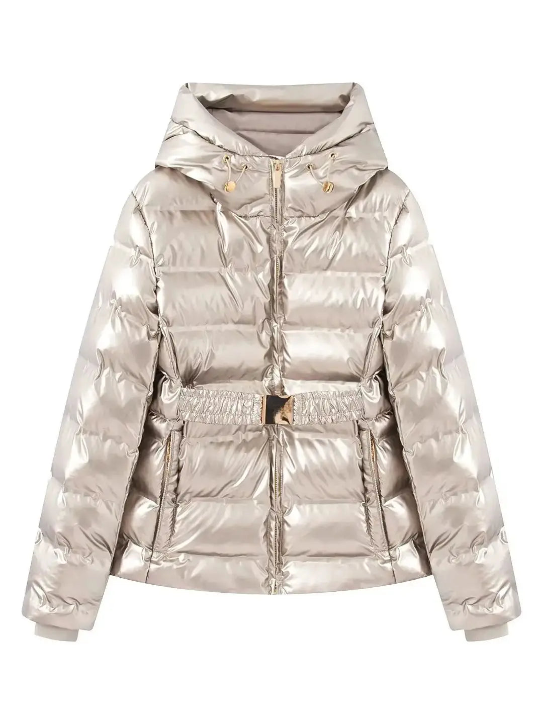 Women's Quilted Hooded Winter Puffer Jacket