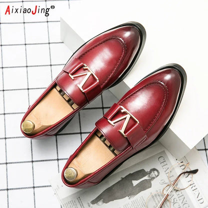 Leather Loafer Shoes