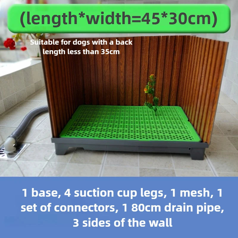 Flush Dog Toilet with Direct Drainage System