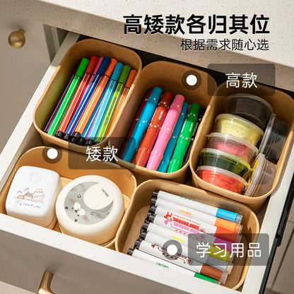 Kraft Paper Desktop Storage Box