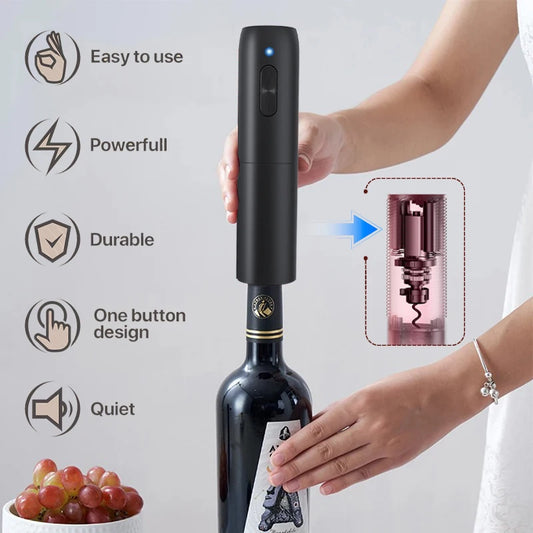 USB Rechargeable Electric Wine Opener Set