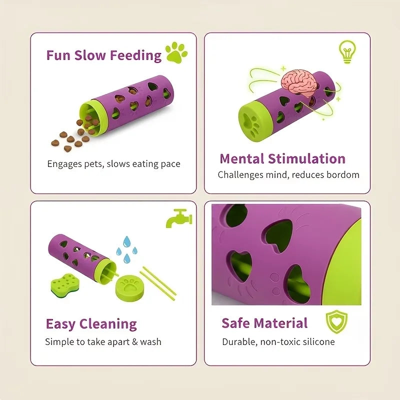 Interactive Slow Feeder Treat Toy