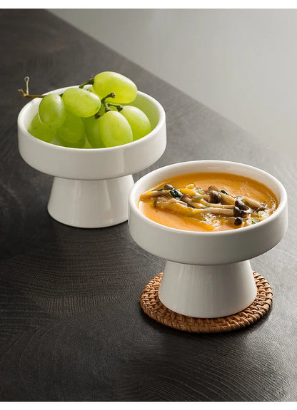 Ceramic Pedestal Serving Bowl