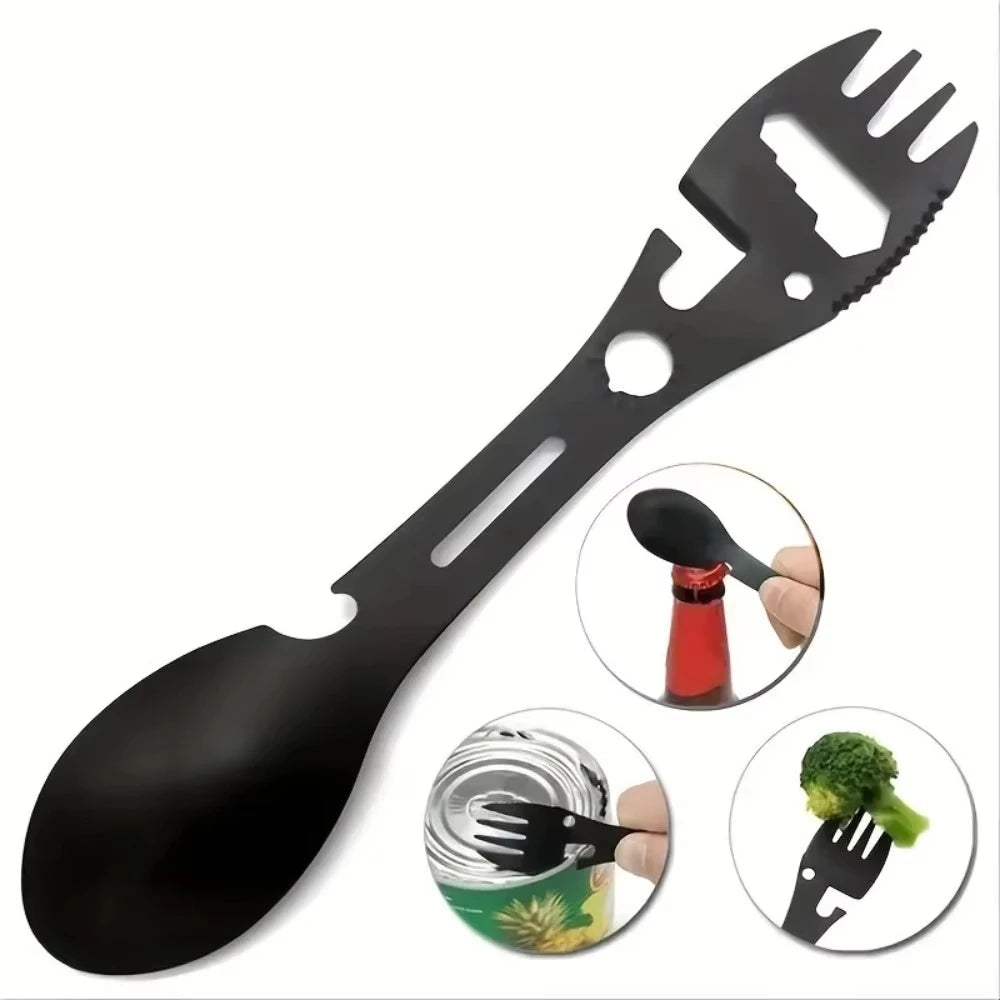 Stainless Steel Camping Spork Multi-Tool
